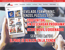 Tablet Screenshot of fototex.es
